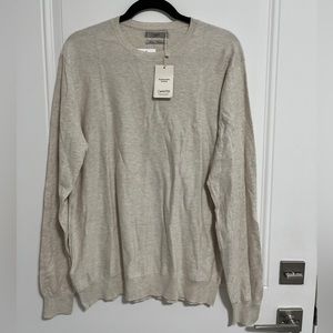 NWT - Mango Men’s Cashmere Blended Crew Neck Sweater - Size L